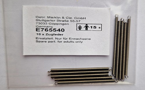 Märklin e765540 federn - märklin,